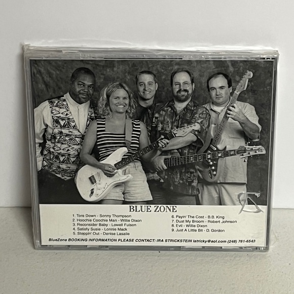 Vintage Blue Zone CD Ray Ward Stacia Soulful Blues Rare - Picture 2 of 6